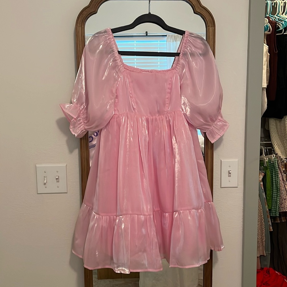 Shimmery Pink Tutu Dress